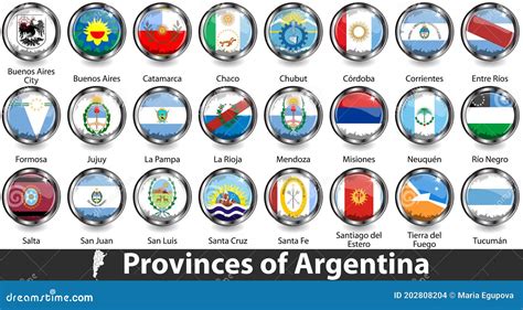 Provinces Of Argentina Stock Vector Illustration Of Argentinean