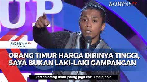 Stand Up Arie Kriting Orang Timur Jago Main Bola Karena Kebiasaan