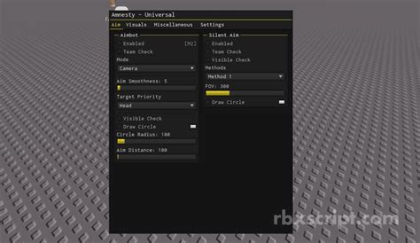 Amnesty Esp Silent Aim Aimlock Gui Scripts Rbxscript