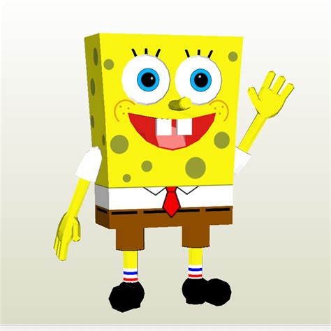 Spongebob papercraft by LordBruco on DeviantArt