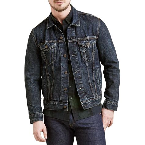 LEVI S Men S Retro Mod Denim Trucker Jacket In Barrow Lane