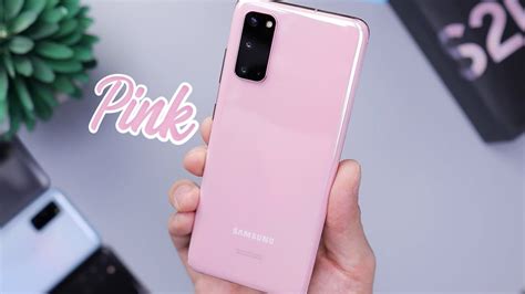 Pink Galaxy S20 Unboxing And First Impressions In 2020 Pink Galaxy Pink Unboxing