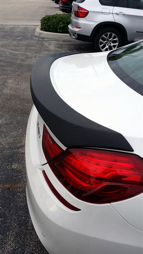 2012 2017 Bmw 6 Series Gran Coupe H Style Rear Lip Spoiler