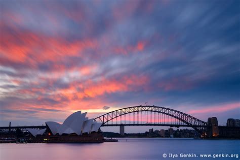 Sydney Opera House And Harbour Bridge At Sunset Photos Sydney Nsw Australia Print Fine Art