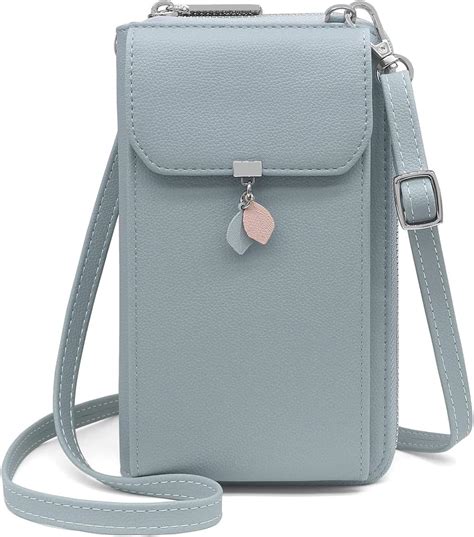 HNOOM Sac Téléphone Portable Femme Portefeuille RFID Blocage Petit Sac