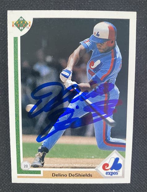 Carte Sign E Delino Deshields Expos Fest