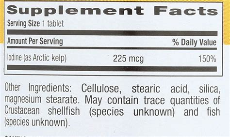 Country Life Norwegian Kelp 225 mcg - 300 Tablets | Buy Now with ...