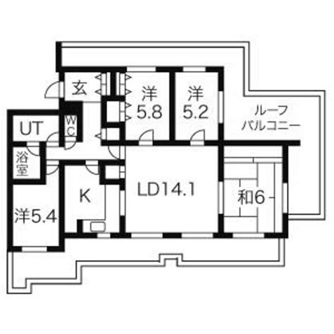 ヴェルビュ星ヶ丘 Ne棟 愛知県名古屋市名東区亀の井1 13万円／4ldk 和6 洋58 洋54 洋52 Ldk18／9728