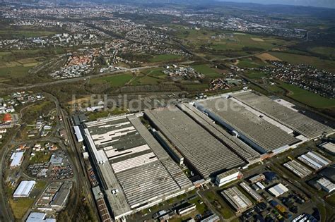 Baunatal Aus Der Vogelperspektive Fahrzeugbau Werksgel Nde Der Vw