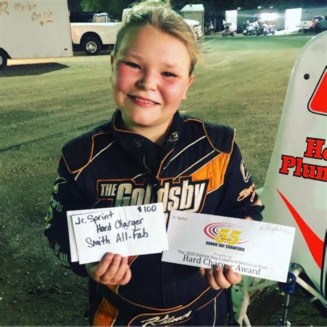 Victory Race Kart Driver Brylee Kilmer