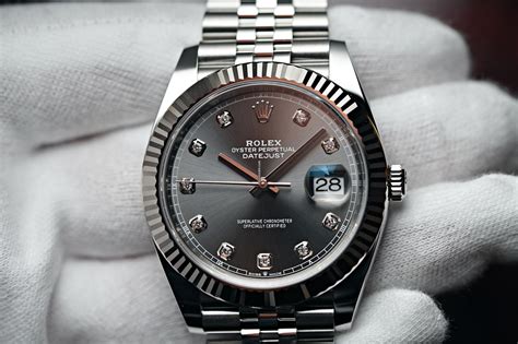 Watches Datejust Datejust Slate Rhodium Diamond Dial