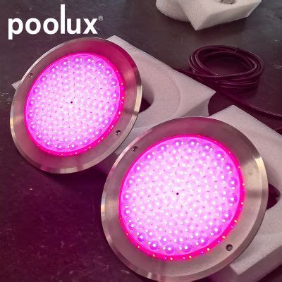 2022 Poolux Slim Underwater LED Pool Light AC12V Resin Filled IP68