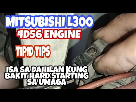 MITSUBISHI L300 HARD STARTING SA UMAGA YouTube