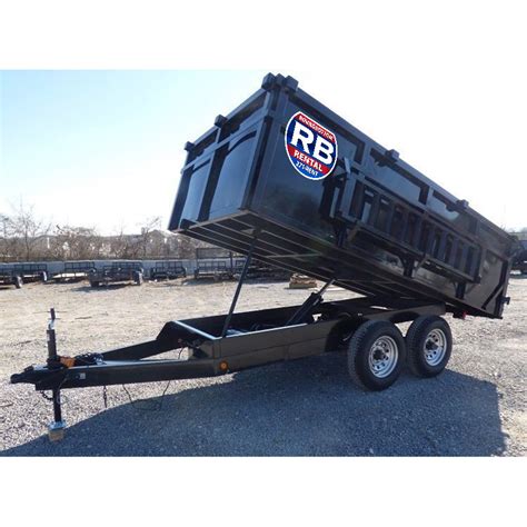 Dump Trailer Hydraulic 7 X 12 Round Bottom Rental
