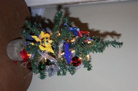 Transformers Christmas Tree Recycled Repurposed Happy Meal Toys