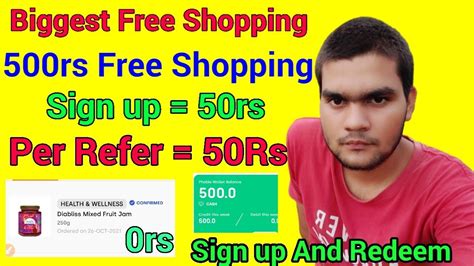 Biggest Free 500rs Shopping Loot 50rs On Signup 50rs Per Refer