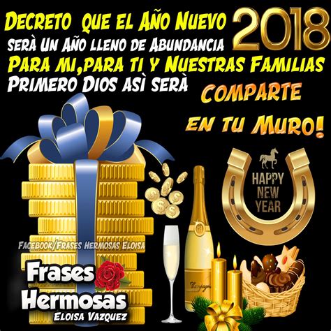 Frases Hermosas Eloisa Decreto para el Año Nuevo 2018