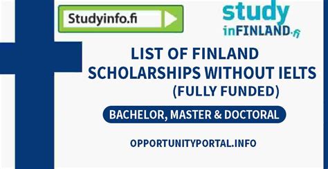 List Of Finland Scholarships Without Ielts Fully Funded Opportunity