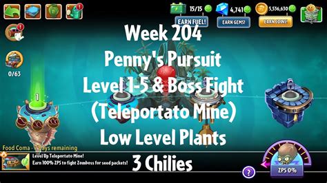 Pvz Penny S Pursuit Week Teleportato Mine Level Boss