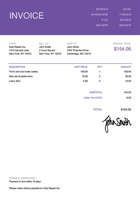 Invoice Templates Create Free Invoices In Seconds