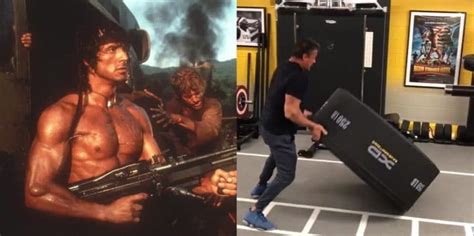 Watch 72 Year Old Sylvester Stallones Intense Workout For ‘rambo 5