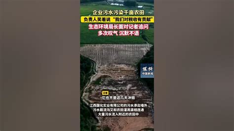 江西金溪千亩粮田被重金属污染涉事企业笑称我们对税收做出了功效江西重金属污生态粮田污染社会百态 Youtube