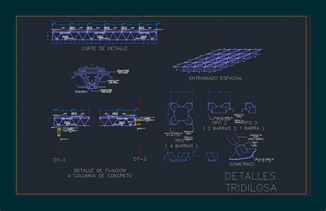 Tridilosa En Autocad Librer A Cad