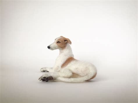 Needle Felted Dog Portrait Sculpture Needle Felted Dog Needle Felted