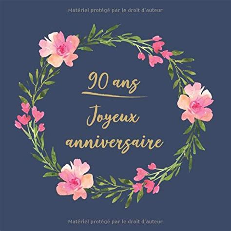 Carte Anniversaire 90 Ans Joyeux Anniversaire