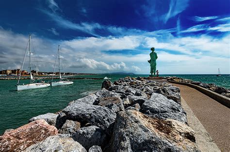 San Vincenzo Molo Del Marinaio Mariner Pier Photograph By Enrico