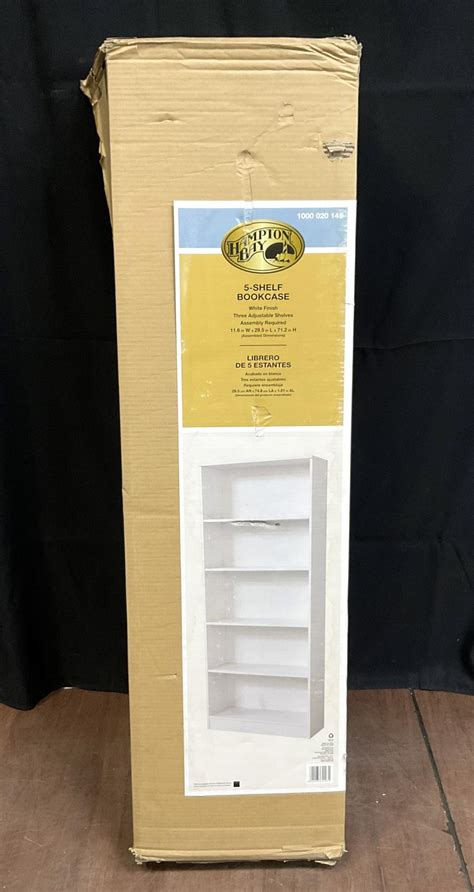 Lot Hampton Bay Shelf Bookcase