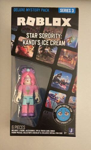 Roblox Deluxe Series 3 STAR SORORITY ICE CREAM Figure KANDI S SPRINKLE