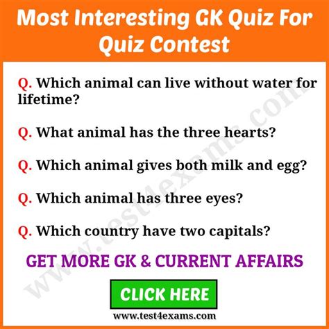 Most Interesting General Knowledge Questions Answers For Interviews