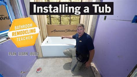 How To Install A Bathtub Deep Soaker American Standard Studio Youtube