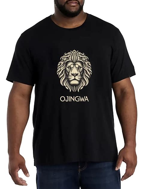 Plus Size Mens Anime Lion Graphic Print T Shirt Summer Temu Canada