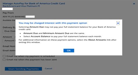 Bank Of America Credit Card AutoPay How To Set Up Wealthy Nickel