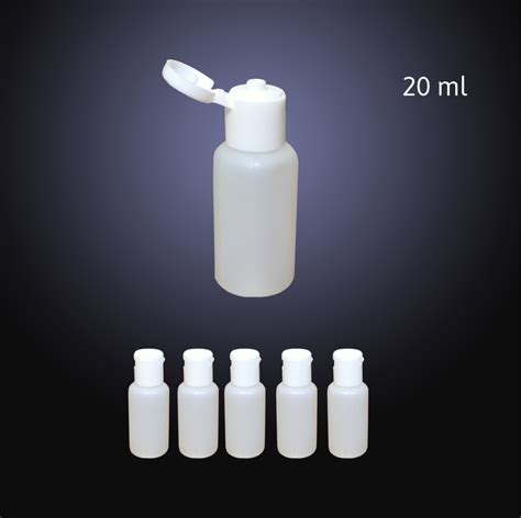 Ldpe Flip Top Cap Plastic Ml Bottle Use For Storage Chemical At