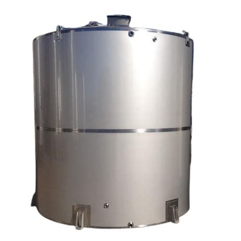 30000 Liter Capacity 6 Mm Thick Cylindrical Polished Finish Stainless