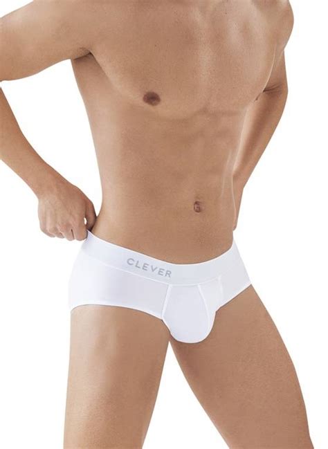 Slipy M Skie Clever Moda Classic Match Brief White Meskiegacie Pl