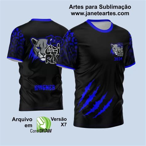 Arte Vetor Estampa Camisa Terceir O Pantera Negra Modelo