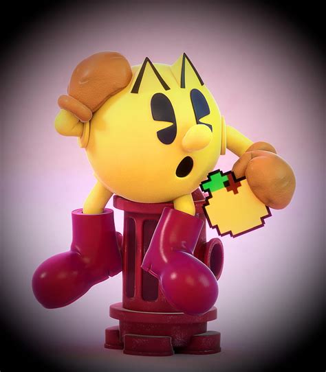 Pin En Representaciones 3d En Smashingrendersdeviantart Pac Man Super Smash Bros Fondo De