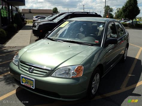 2003 Galapagos Green Honda Civic Lx Sedan 52201172 Photo 20