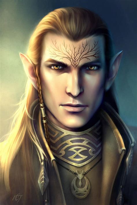 Commission Dalish Keeper By Inar Of Shilmista Elves Fantasy Baldur