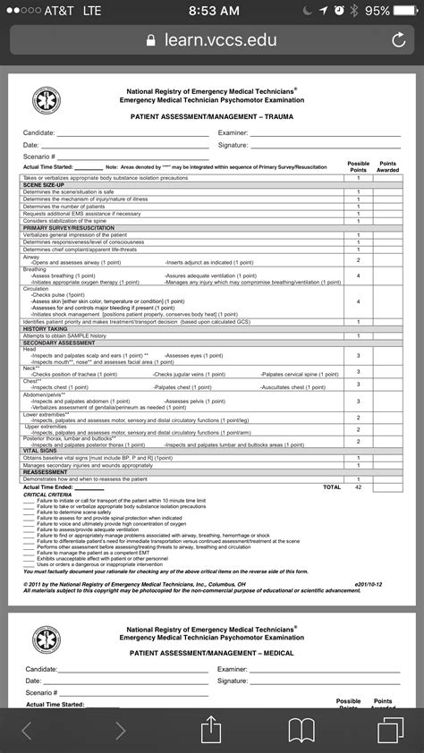 Emt Patient Assessment Sample Hot Sex Picture