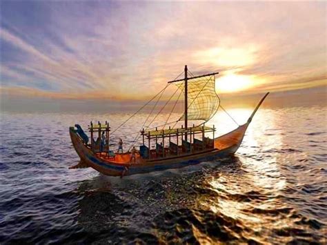 Minoan merchant ship, c. 17th Century BCE. | Minoan, Ancient greece ...