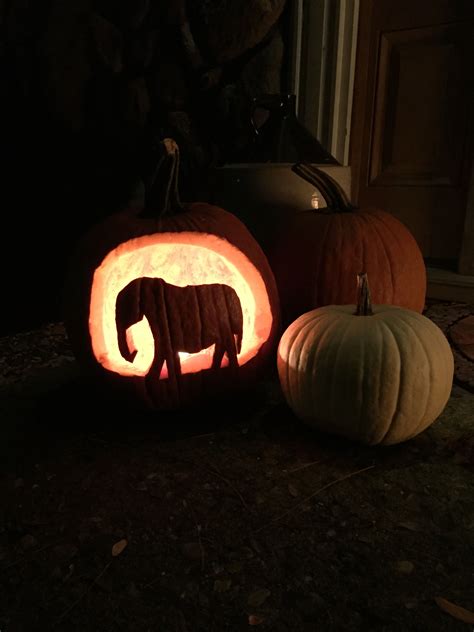 Cute Elephant Pumpkin Stencil Peepsburghcom