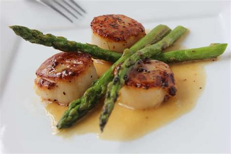 Seared Scallops With Asparagus How To Feed A Loon