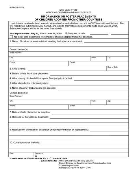 Form Ocfs 4732 ≡ Fill Out Printable Pdf Forms Online