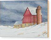 Winter Barn Painting By Greg Dolan Pixels