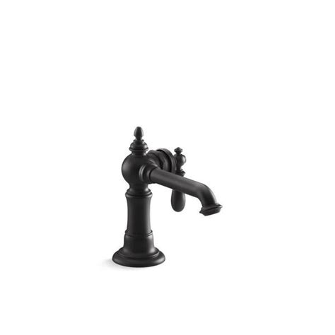 KOHLER Artifacts Single Handle 1.5 GPM Bathroom Faucet in Matte Black 72762-9M-BL - The Home Depot